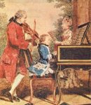 Wolfgang and Leopold Mozart